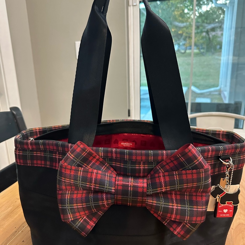 Harveys Tartan Bow Tote